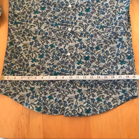 4 for $35 🍄 Fairlane & Sons Slim Fit “Wrinkle-Free” Botanical Print Button Down - Picture 7 of 11